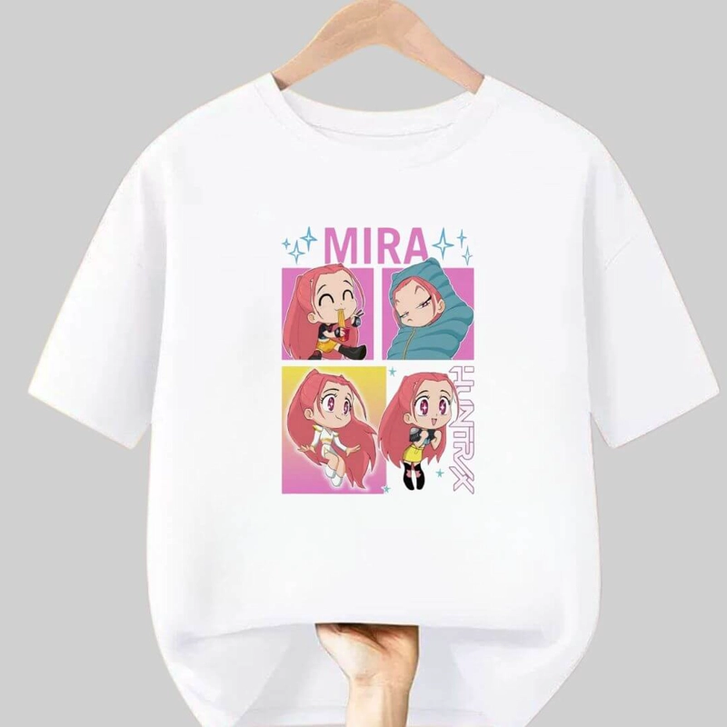 POLO MIRA GUERRERAS KPOP DEMON HUNTERS PELUCHE - TALLAS 6 A XL - 1