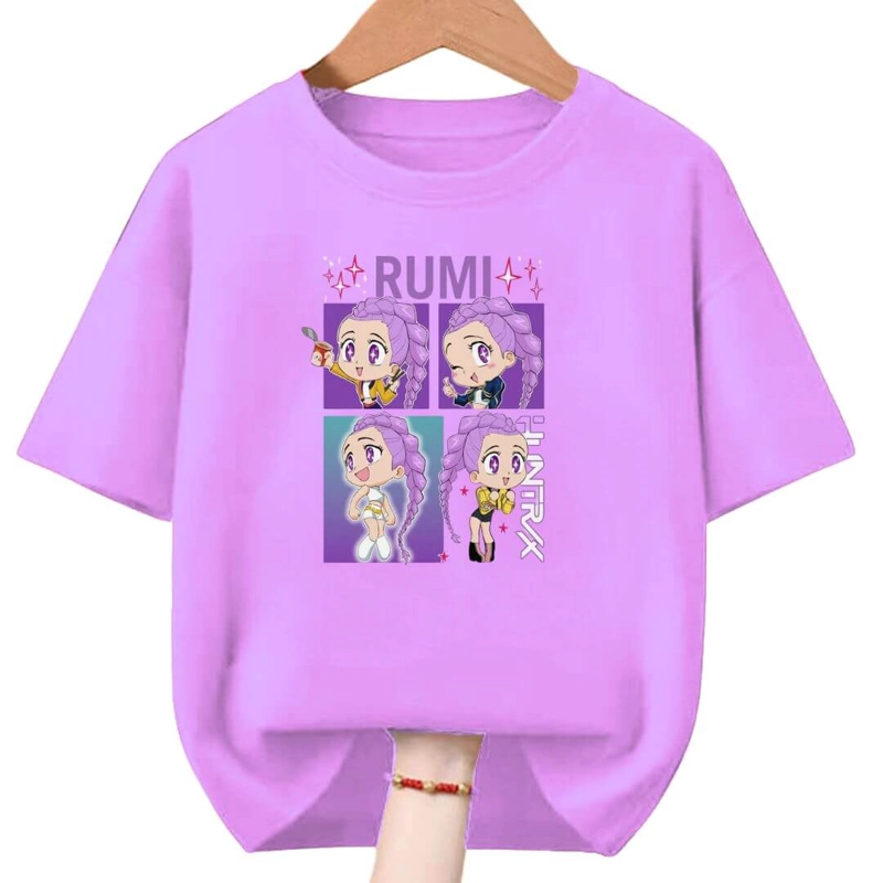 POLO RUMI GUERRERAS KPOP DEMON HUNTERS PELUCHE - TALLAS 6 A XL - 1