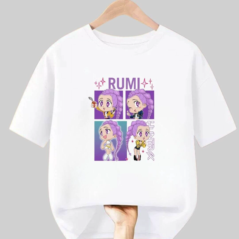 POLO RUMI GUERRERAS KPOP DEMON HUNTERS PELUCHE - TALLAS 6 A XL - 1