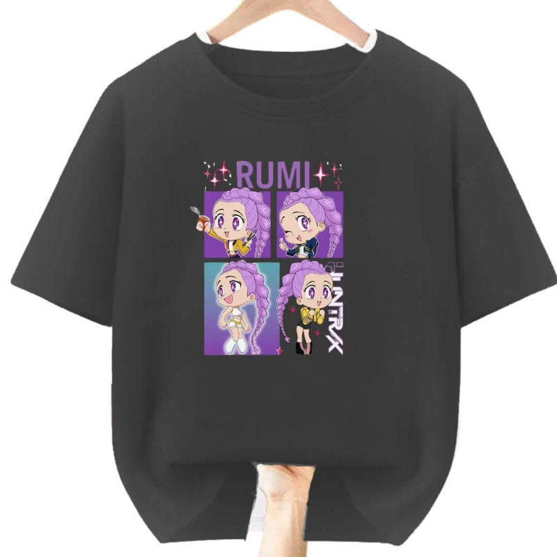 POLO RUMI GUERRERAS KPOP DEMON HUNTERS PELUCHE - TALLAS 6 A XL - 1