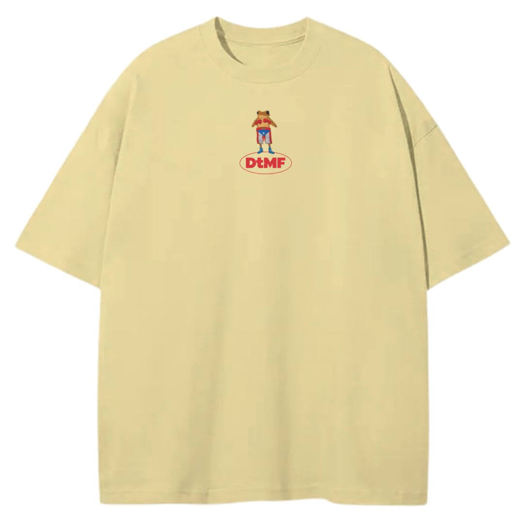 POLO DTMF OVERSIZE BAD BUNNY DEBI TIRAR MAS FOTOS BEIGE - 2