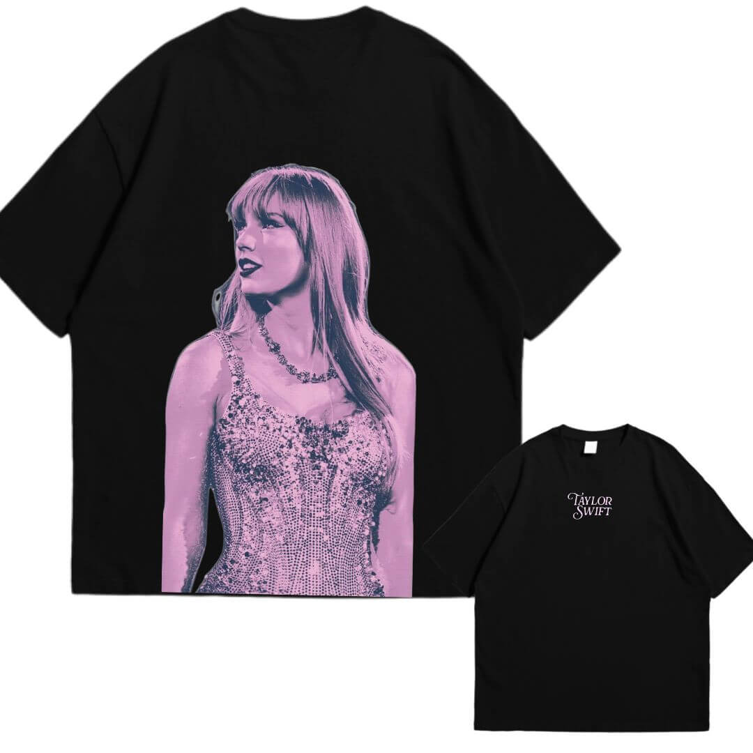 POLOS  TAYLOR SWIFT OVERSIZE  ALGODÓN - TALLAS XS AL XL - 1