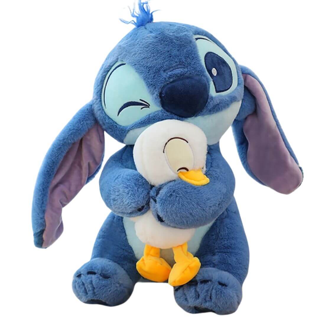 PELUCHE STITCH AZUL + PATITO - MIDE 65 CMS ALTO - 2