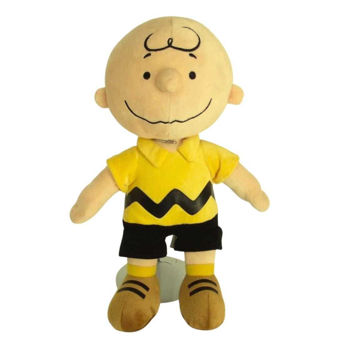 PELUCHE CHARLIE BROWN SNOOPY PEANUTS - MIDE 28 CMS ALTO - 1