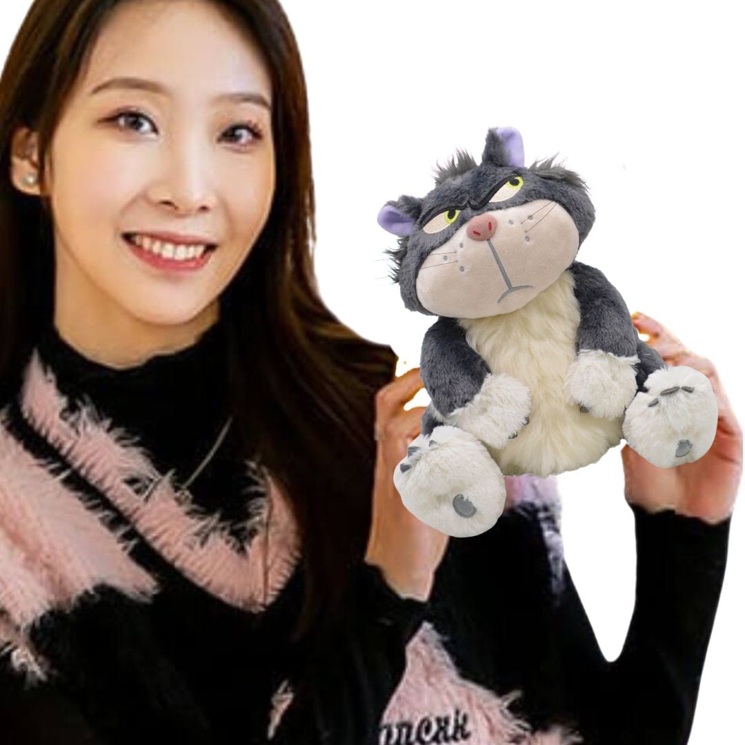 PELUCHE GATO LUCIFER CINDERELLA - MIDE 22 CM ALTO - 1