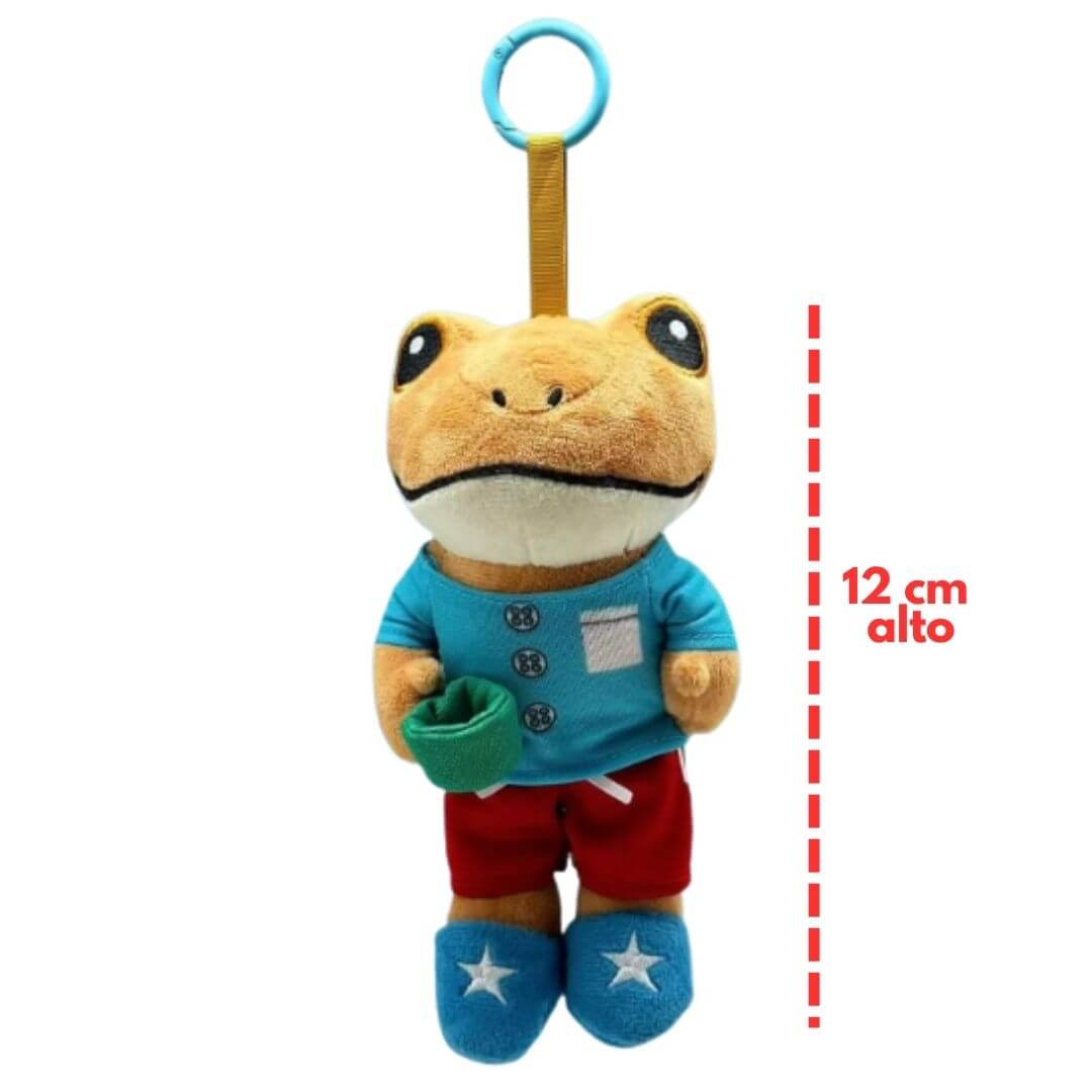 PELUCHE SAPO CONCHO DTMF BAD BUNNY POLOS - MIDE 12 CM ALTO - 1
