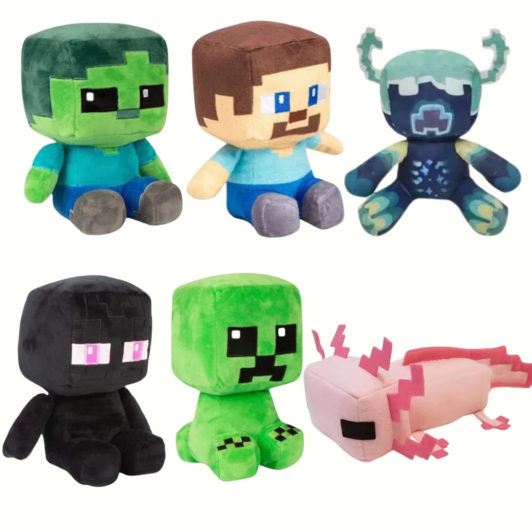 PELUCHE WARDEN MINECRAFT - MIDE 26 CMS ALTO - 3