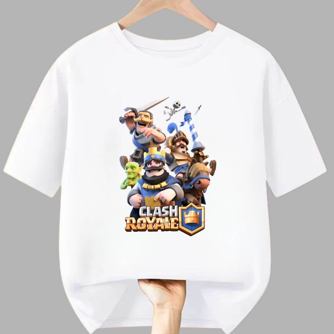POLO ALGODON CLASH ROYALE PELUCHE  - TALLAS 6 HASTA XL - 1