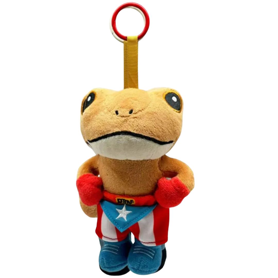 PELUCHE SAPO CONCHO BOXEADOR DTMF BAD BUNNY POLOS - MIDE 12 CM ALTO - 2