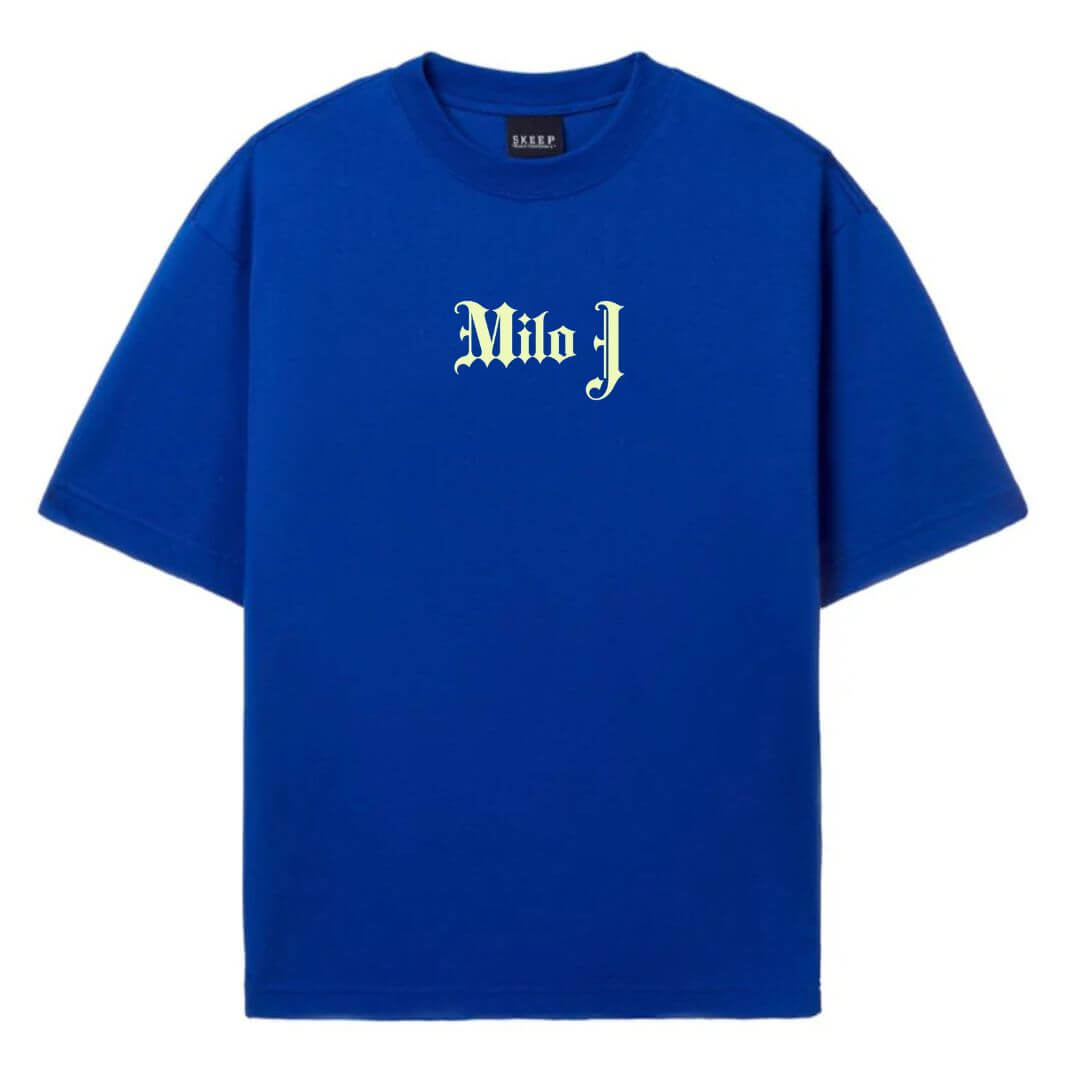 POLO MILO J TOUR LVEMC 2026 AZUL OVERSIZE - TALLAS 16 AL XL - 2