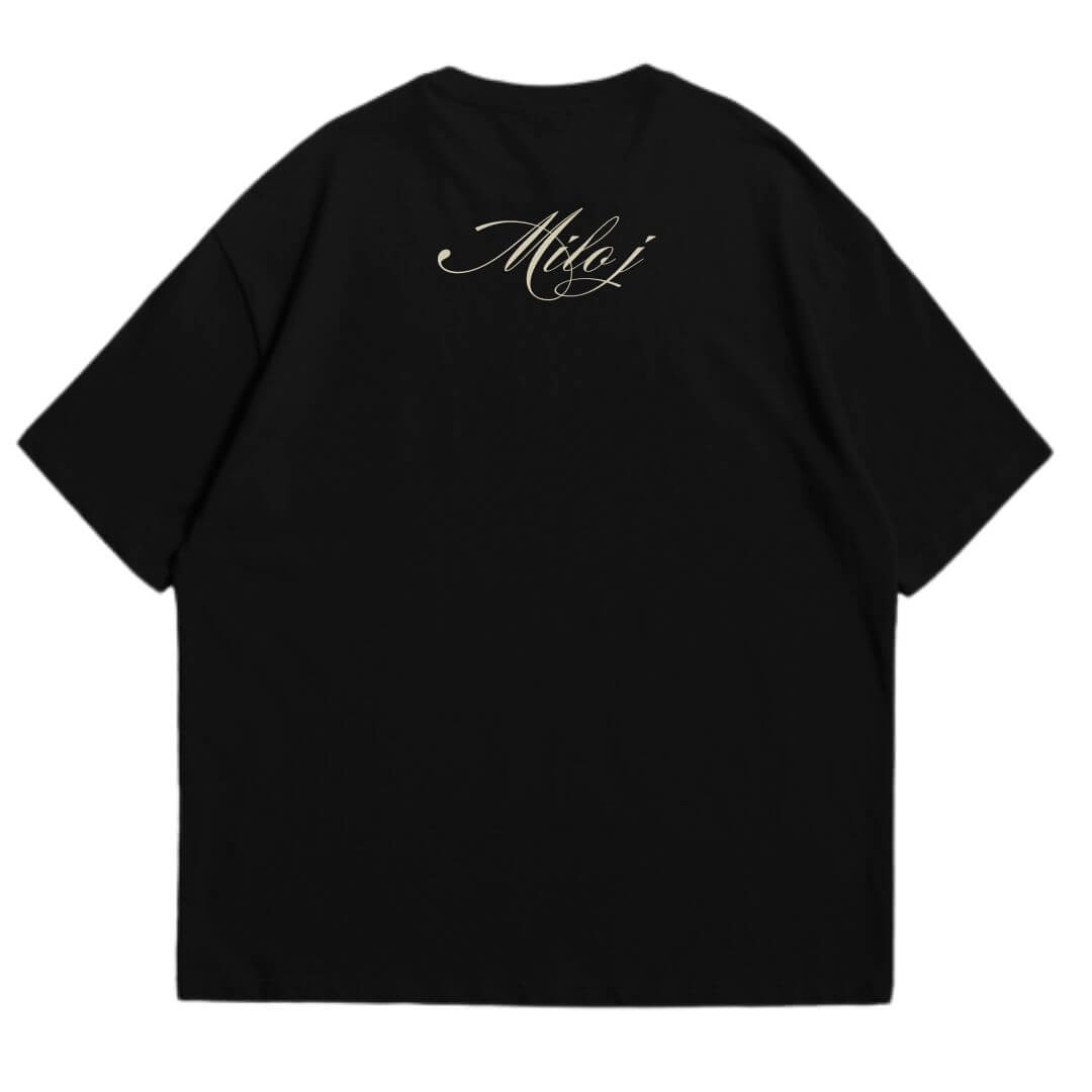 POLO OVERSIZE MILO J TOUR LVEMC 2026 NEGRO   - TALLAS 16 AL XL - 2