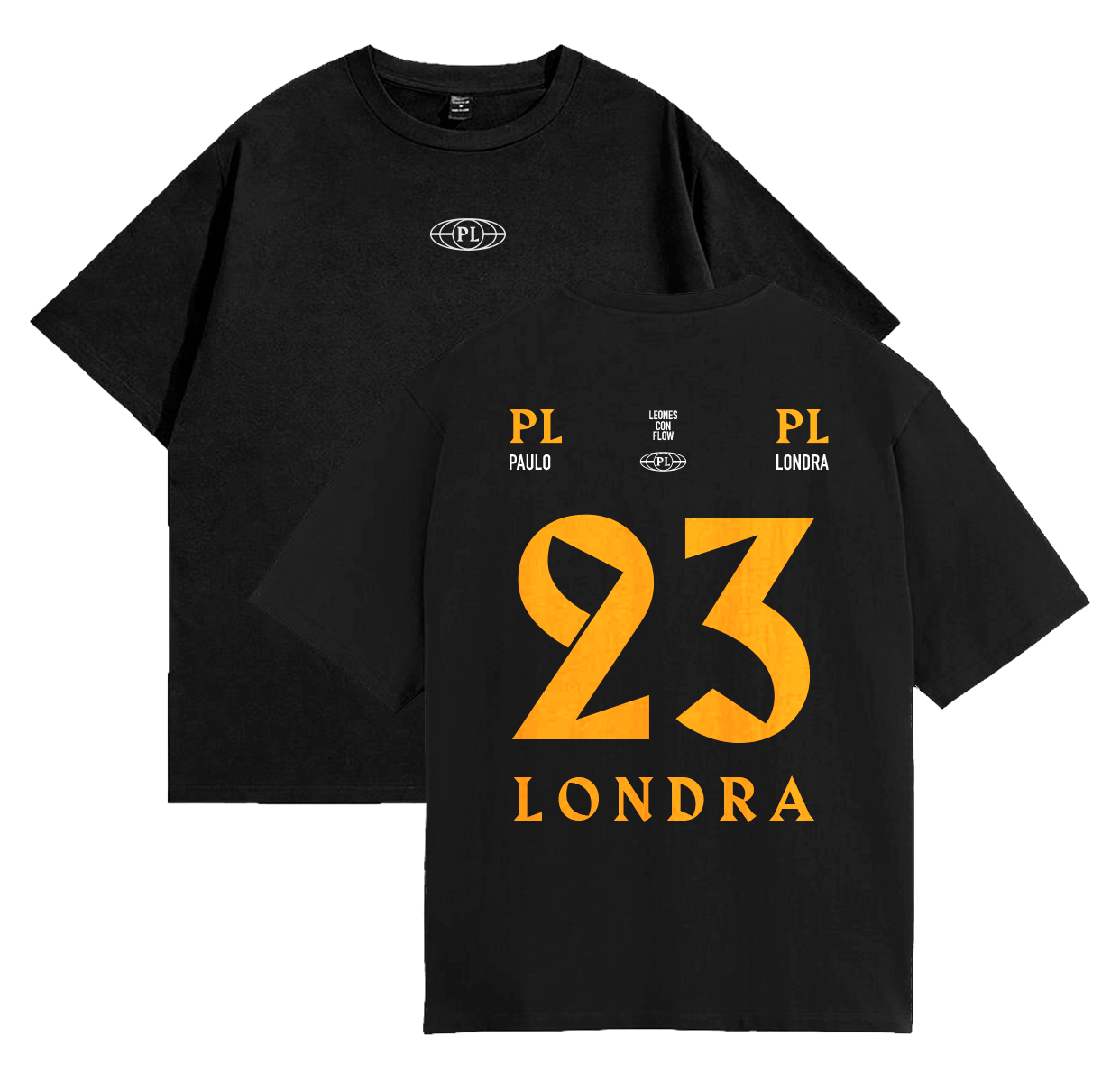 POLOS PAULO LONDRA NEXT ROUNDS OVERSIZE NEGRO - TALLAS 16 AL XL - 1