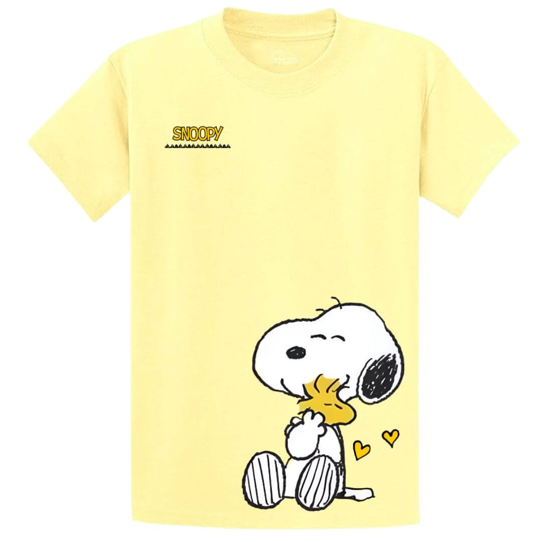 POLOS SNOOPY Y WOODSTOCK  ALGODÓN PELUCHE - TALLAS 6 AL XL - 1