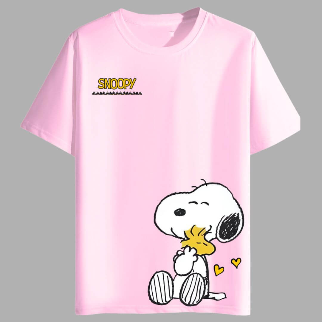 POLOS SNOOPY Y WOODSTOCK ALGODÓN PELUCHE - TALLAS 6 AL XL - 1
