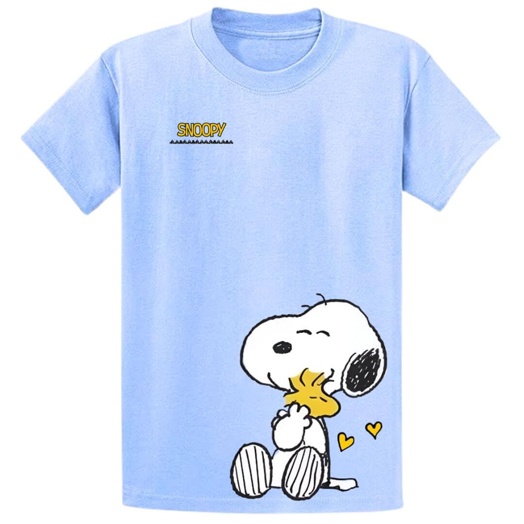 POLOS SNOOPY Y WOODSTOCK  ALGODÓN PELUCHE - TALLAS 6 AL XL - 1