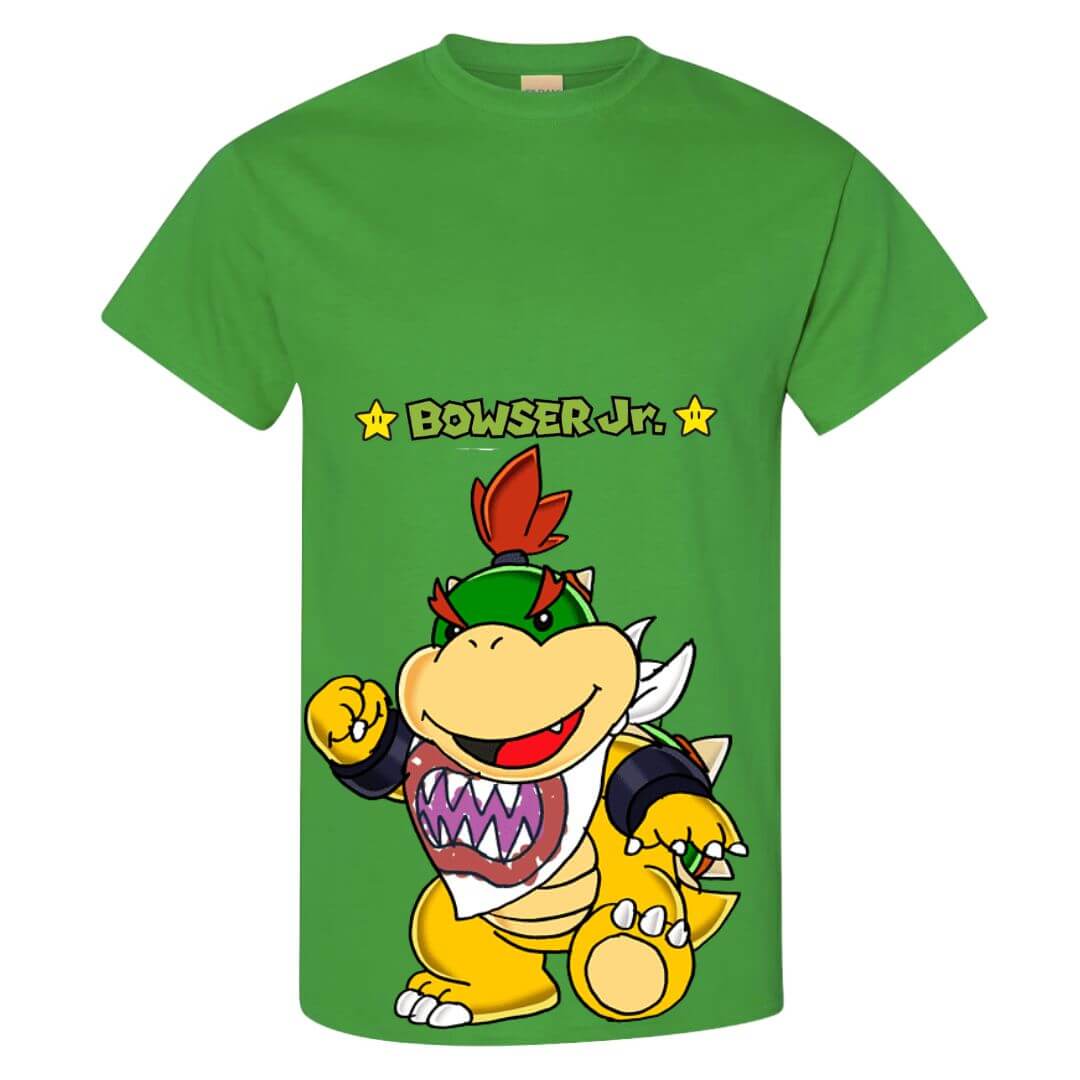 POLOS BOWSER JR. JUNIOR ALGODÓN PELUCHE MARIO BROS - TALLAS 6 AL XL - 1