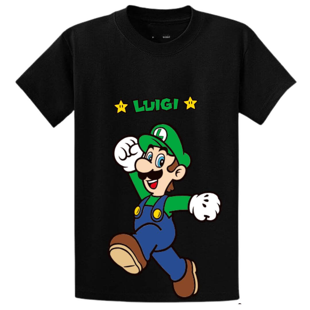POLOS LUIGI ALGODÓN PELUCHE MARIO BROS - TALLAS 6 AL XL - 1