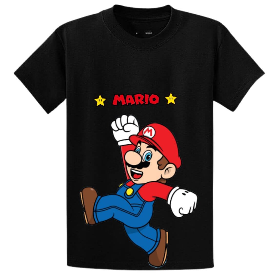 POLOS MARIO BROS ALGODÓN PELUCHE - TALLAS 6 AL XL - 1