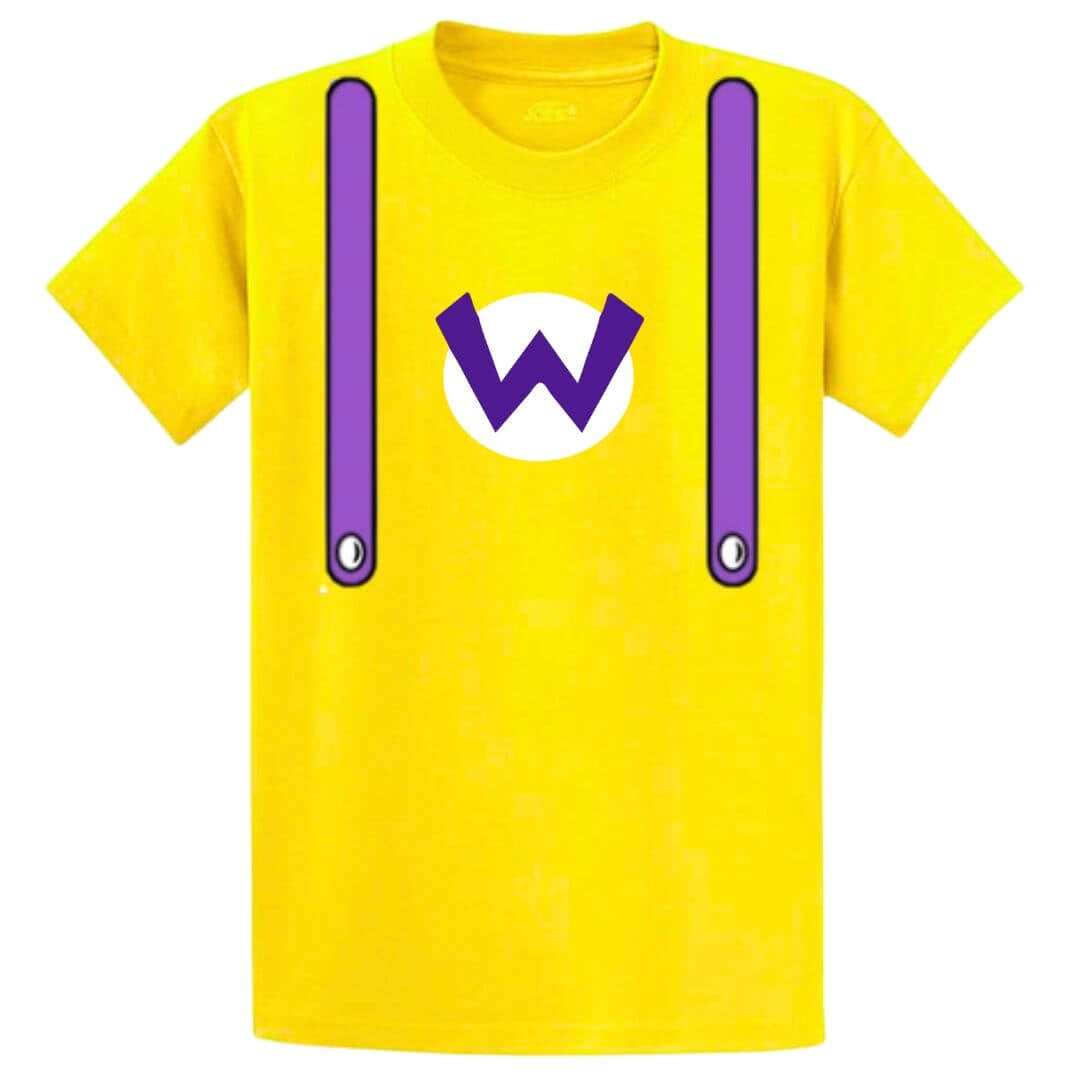 POLOS ALGODÓN WARIO PELUCHE MARIO BROS  - TALLAS 6 AL XL - 1