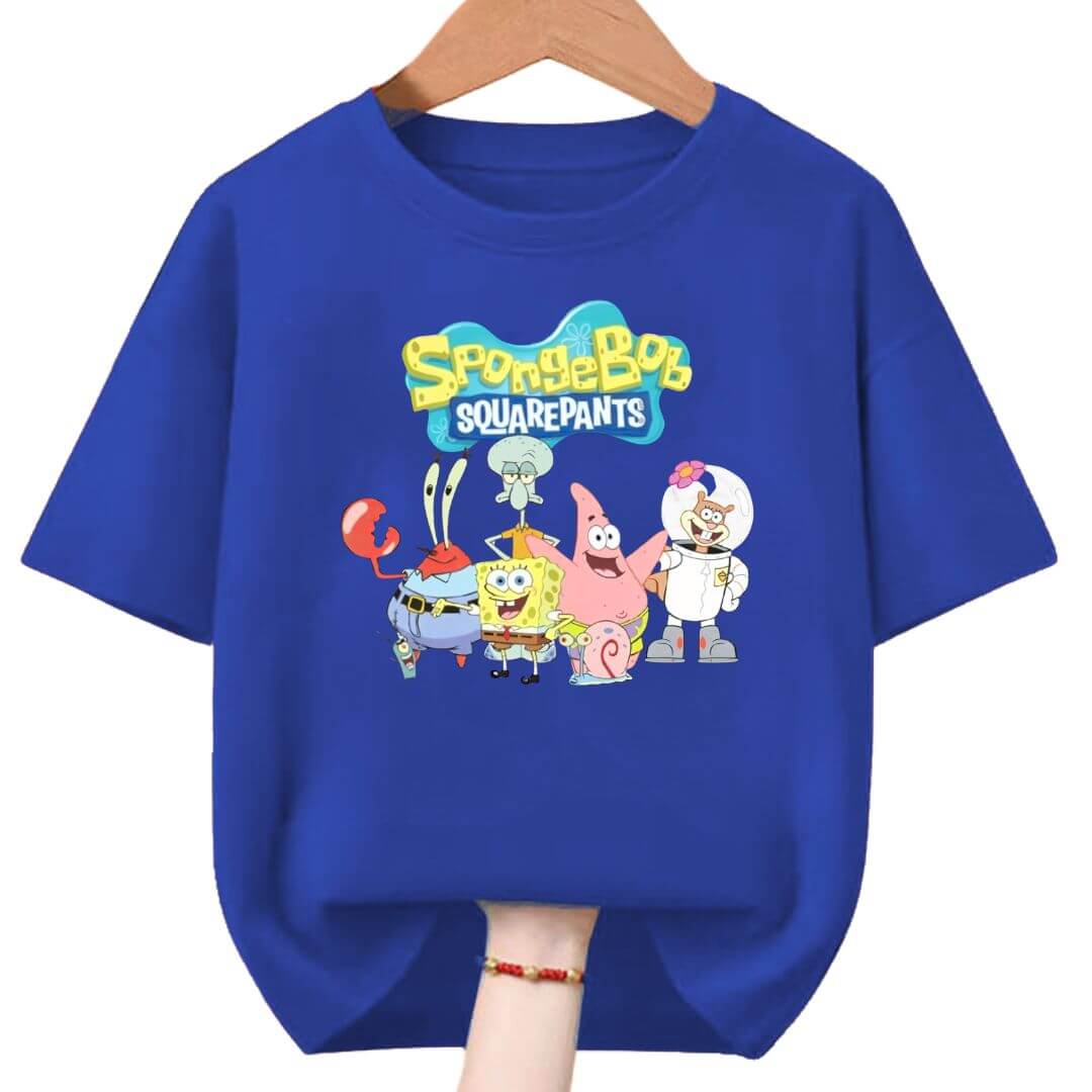 POLOS ALGODON BOB ESPONJA PELUCHE - TALLAS 6 HASTA XL - 1