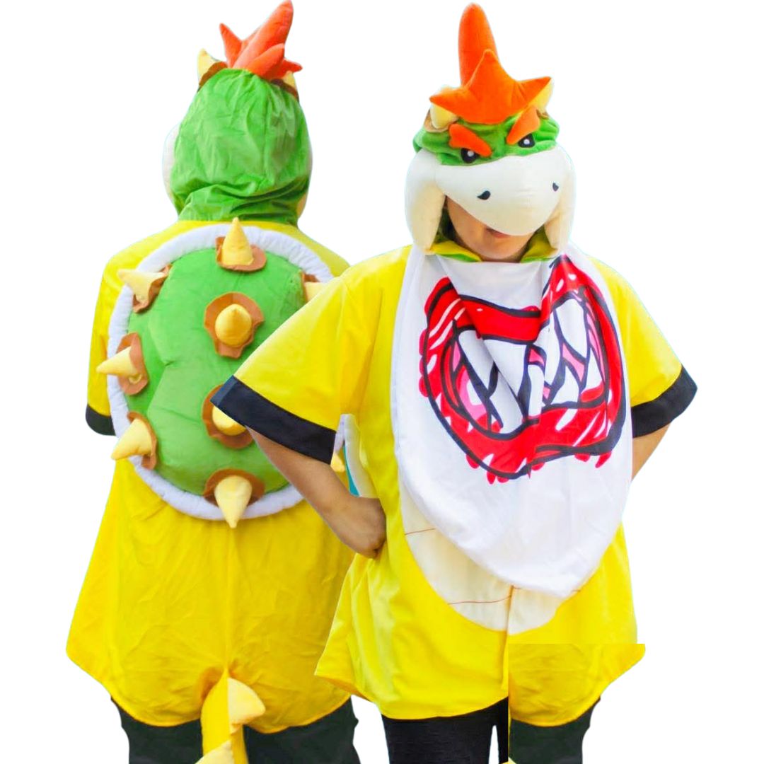 DISFRAZ BOWSER JUNIOR TRAJE PELUCHE MARIO BROS - TALLAS 6 HASTA S - 1