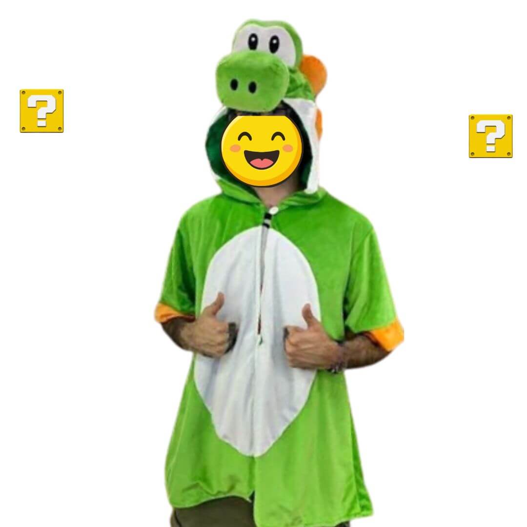 DISFRAZ YOSHI TRAJE PELUCHE MARIO BROS - TALLAS 6 HASTA S - 2