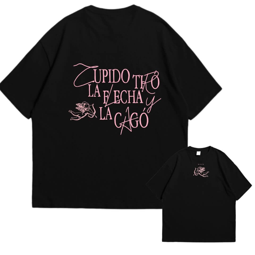 POLOS TINI OVERSIZE ALGODÓN NEGRO - TALLAS 16 AL XL - 1