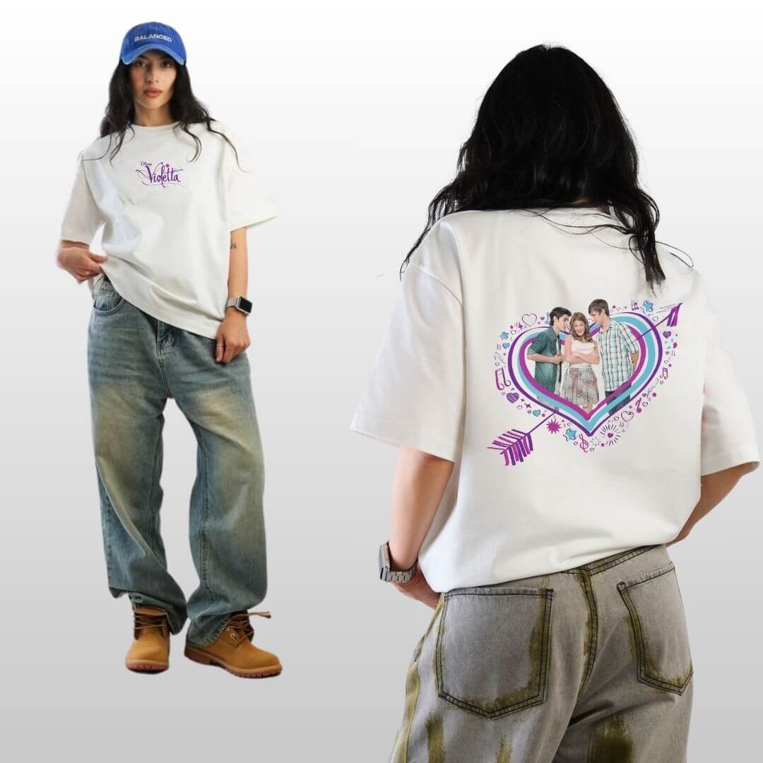 POLOS TINI OVERSIZE ALGODÓN VIOLETTA - TALLAS 16 HASTA XL - 2