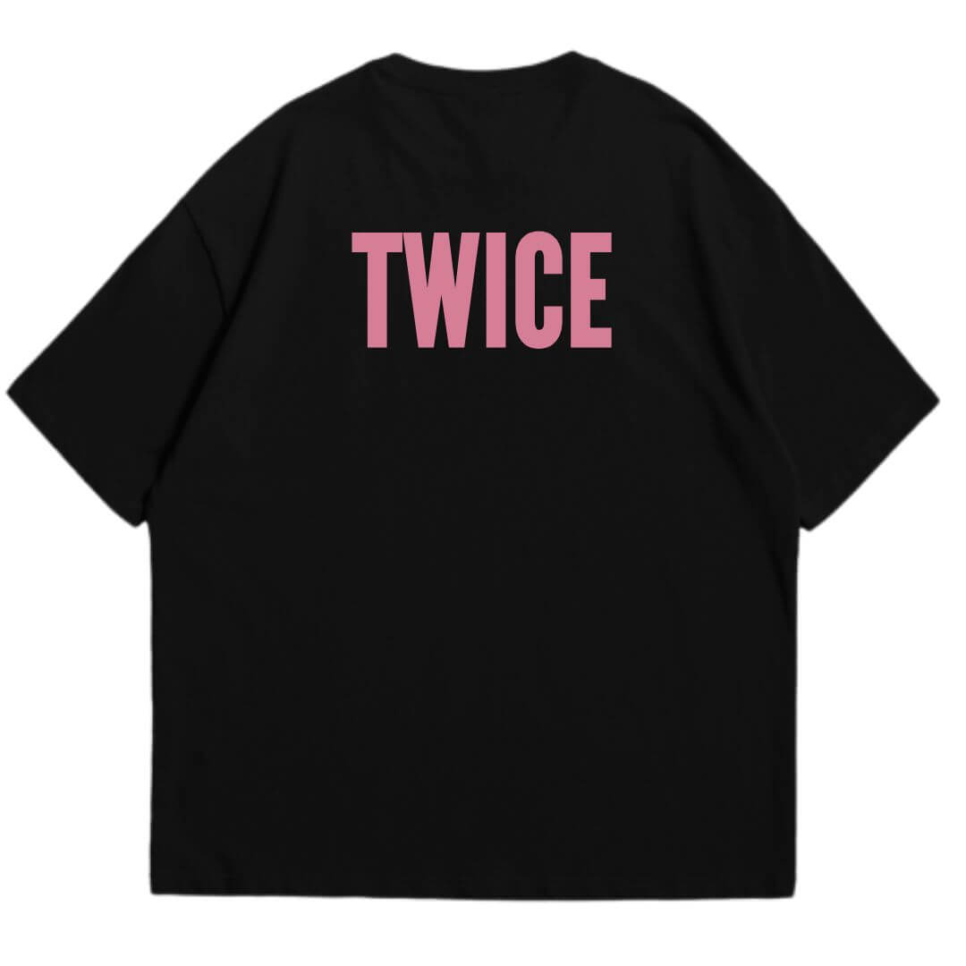 POLOS TWICE OVERSIZE ALGODÓN NEGRO - TALLAS 16 HASTA XL - 2