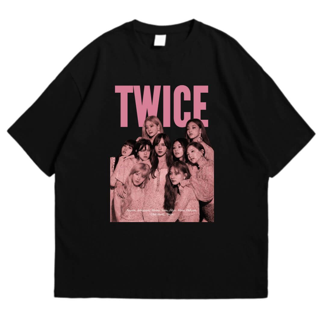 POLOS TWICE OVERSIZE ALGODÓN NEGRO - TALLAS 16 HASTA XL - 3