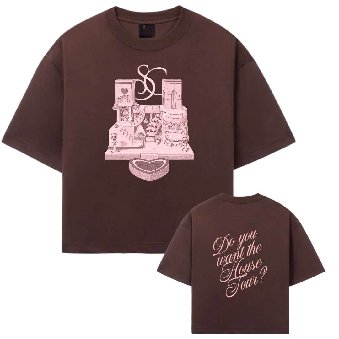 POLOS SABRINA CARPENTER OVERSIZE MARRON - TALLAS 16 AL XL - 1