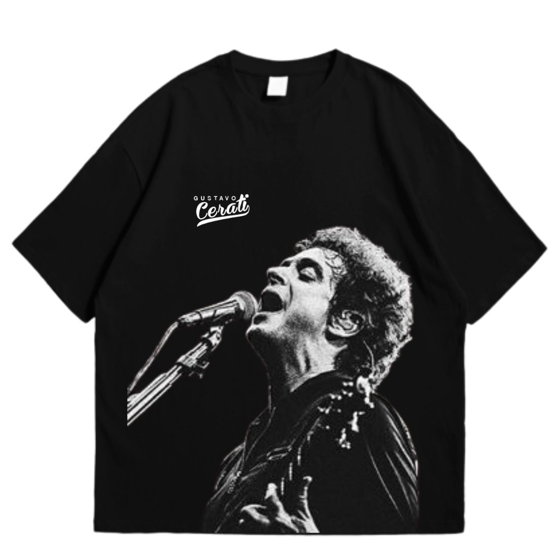 POLOS SODA STEREO GUSTAVO CERATI ALGODÓN OVERSIZE - TALLAS 16 AL XL - 1