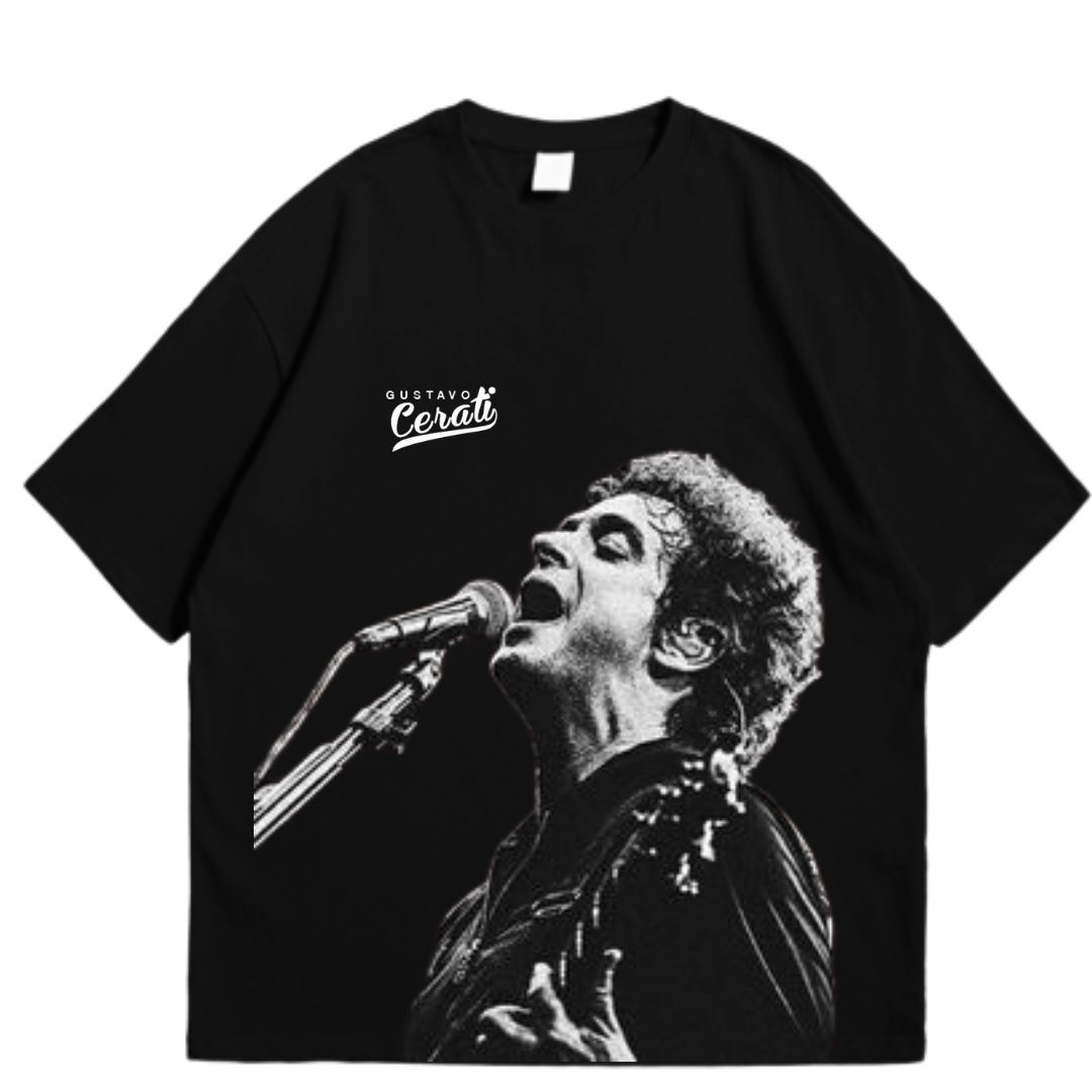 POLOS SODA STEREO GUSTAVO CERATI ALGODÓN OVERSIZE - TALLAS 16 AL XL - 1