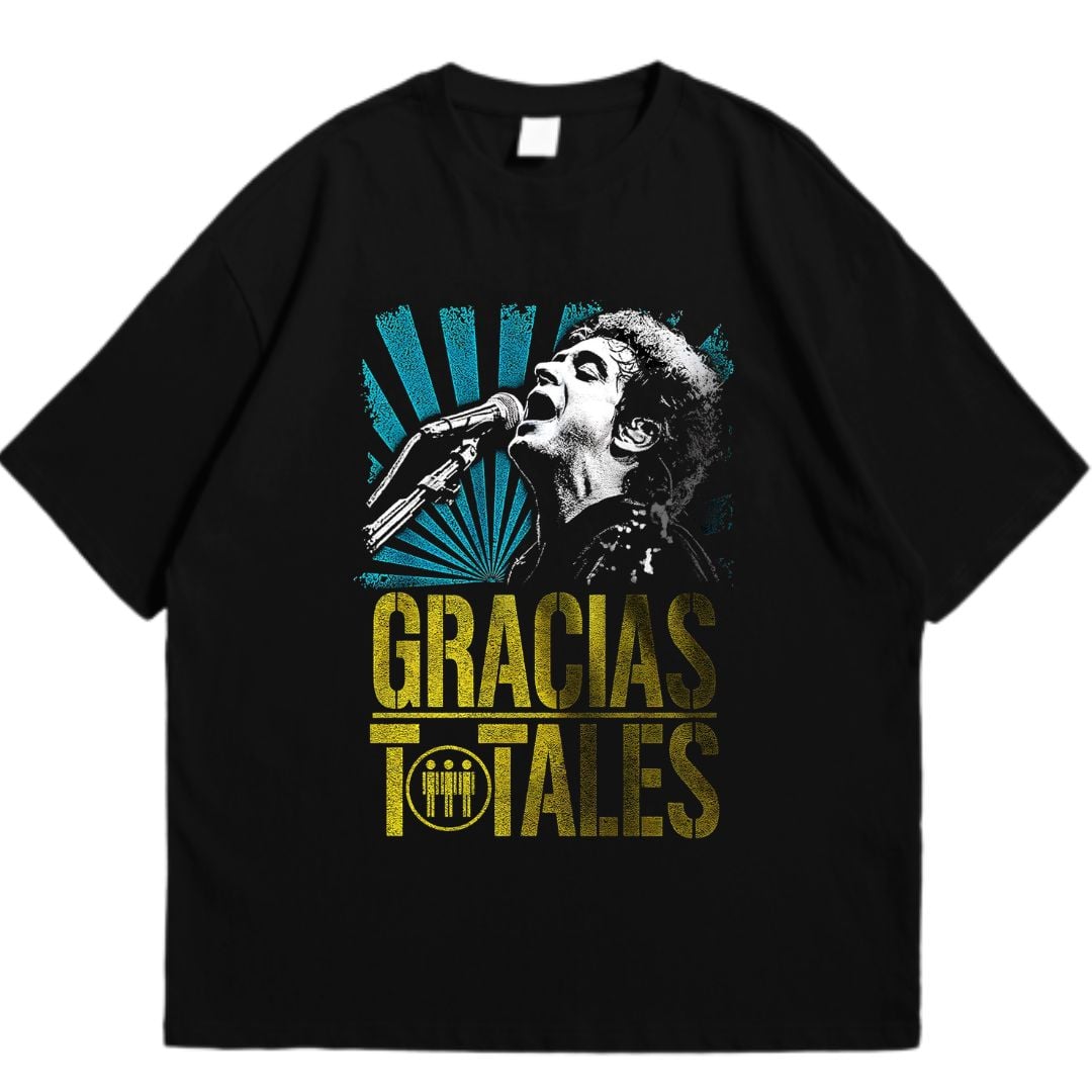 POLOS GUSTAVO CERATI SODA STEREO ALGODÓN OVERSIZE - TALLAS 16 AL XL - 1
