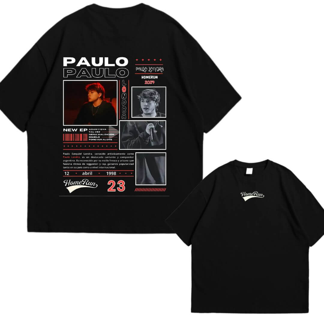POLO PAULO LONDRA  ALGODÓN OVERSIZE TOUR 2026 - TALLAS 16 AL XL - 1