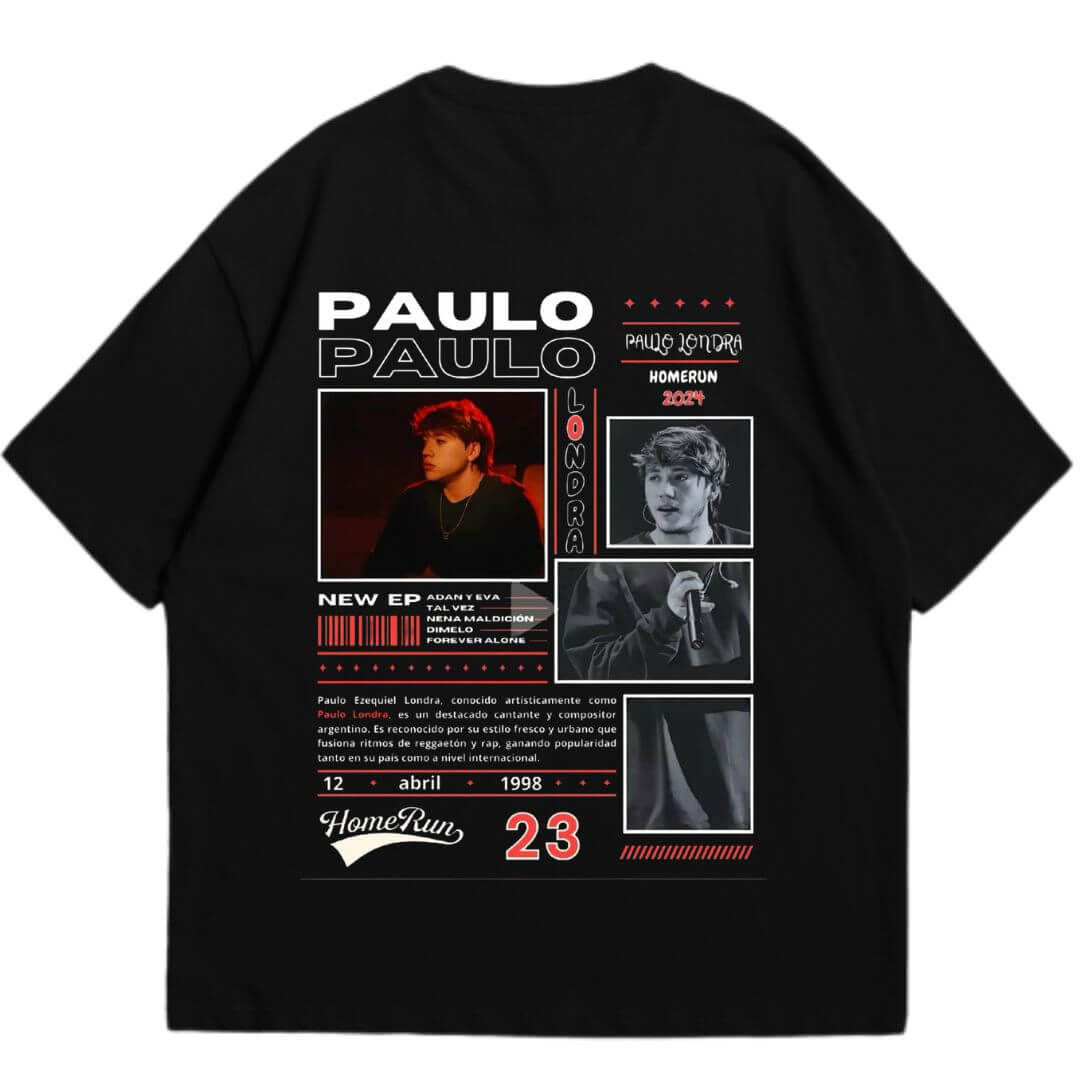 POLO PAULO LONDRA ALGODÓN OVERSIZE TOUR 2026 - TALLAS 16 AL XL - 3