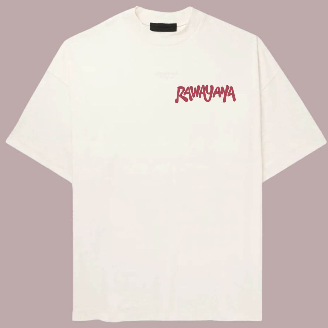 POLO RAWAYANA ALGODÓN OVERSIZE CREMA - TALLAS XS HASTA XL - 2