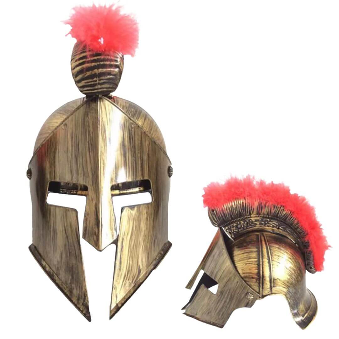 CASCO GLADIADOR LA ODISEA DISFRAZ GORRO - NIÑOS Y ADULTOS - 2