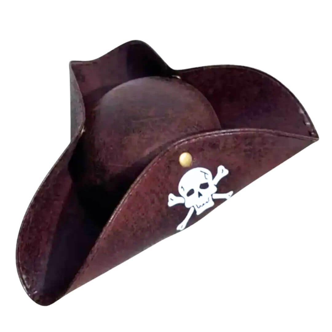 SOMBRERO PIRATA DEL CARIBE JACK SPARROW GORRO DISFRAZ - NIÑOS Y ADULTOS - 1