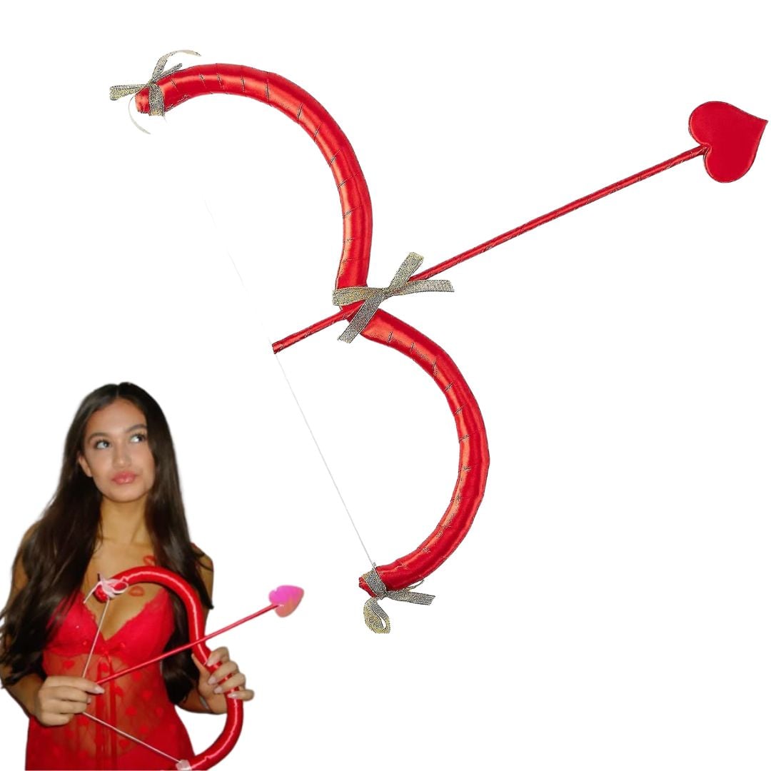 ARCO CUPIDO ROJO HALLOWEEN DISFRAZ - NIÑOS Y ADULTOS - 1