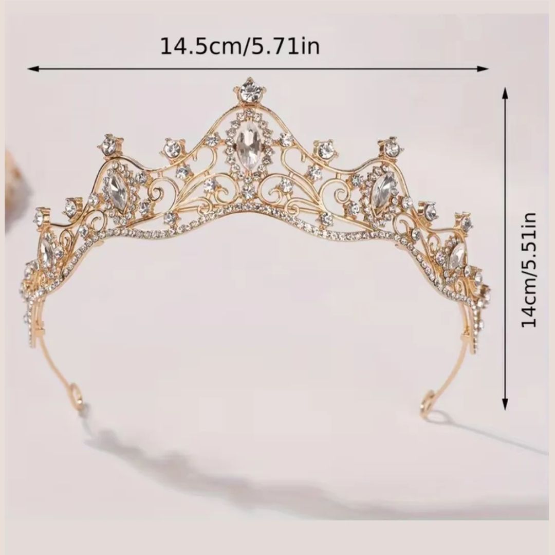 TIARA CORONA PRINCESA DIADEMA DISFRAZ REINA - 2