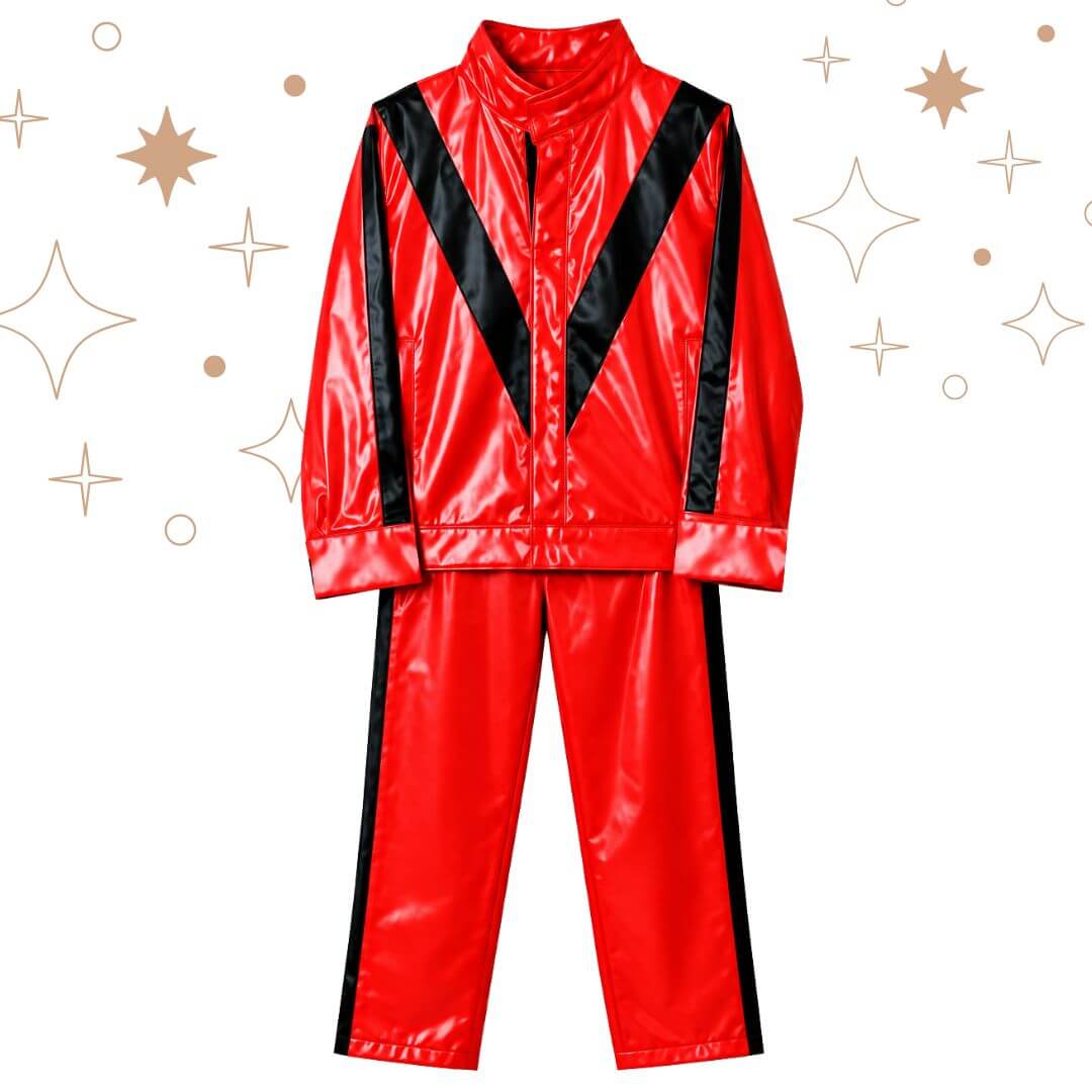 DISFRAZ MICHAEL JACKSON THRILLER TRAJE - TALLAS 4 HASTA 18 - 2