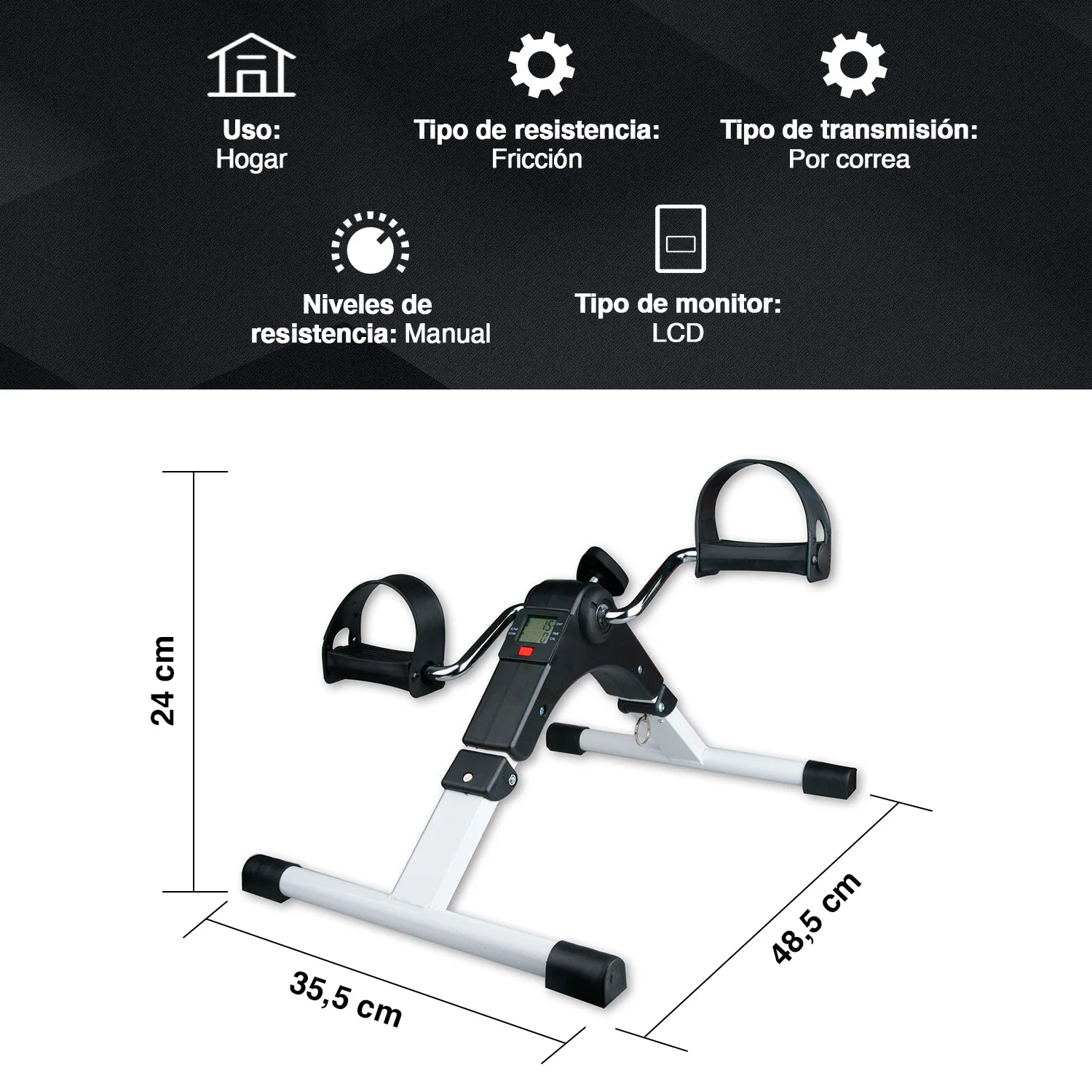 PEDALERA ATLETIS 1607350 FIT CON PANTALLA - 3