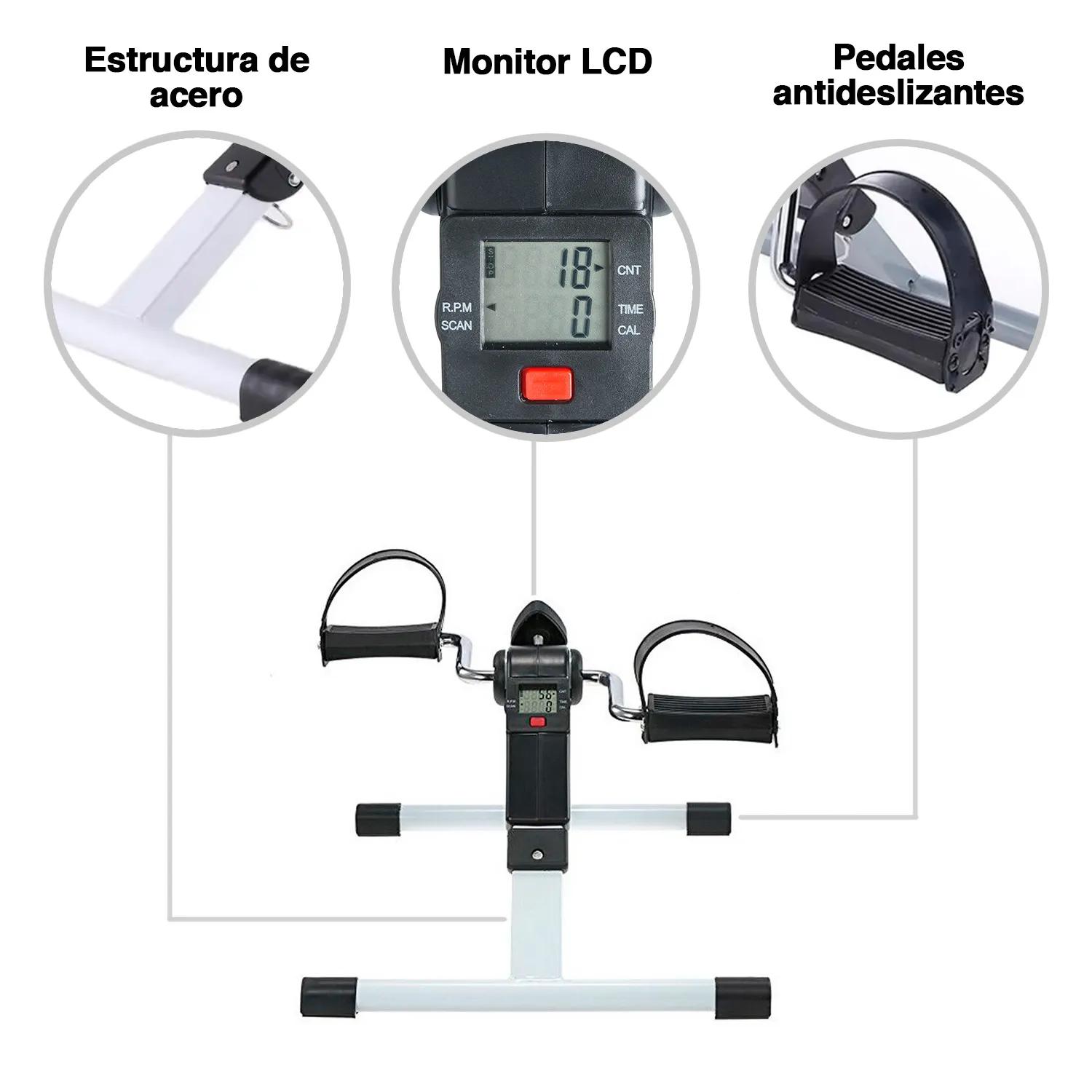 PEDALERA ATLETIS 1607350 FIT CON PANTALLA - 4