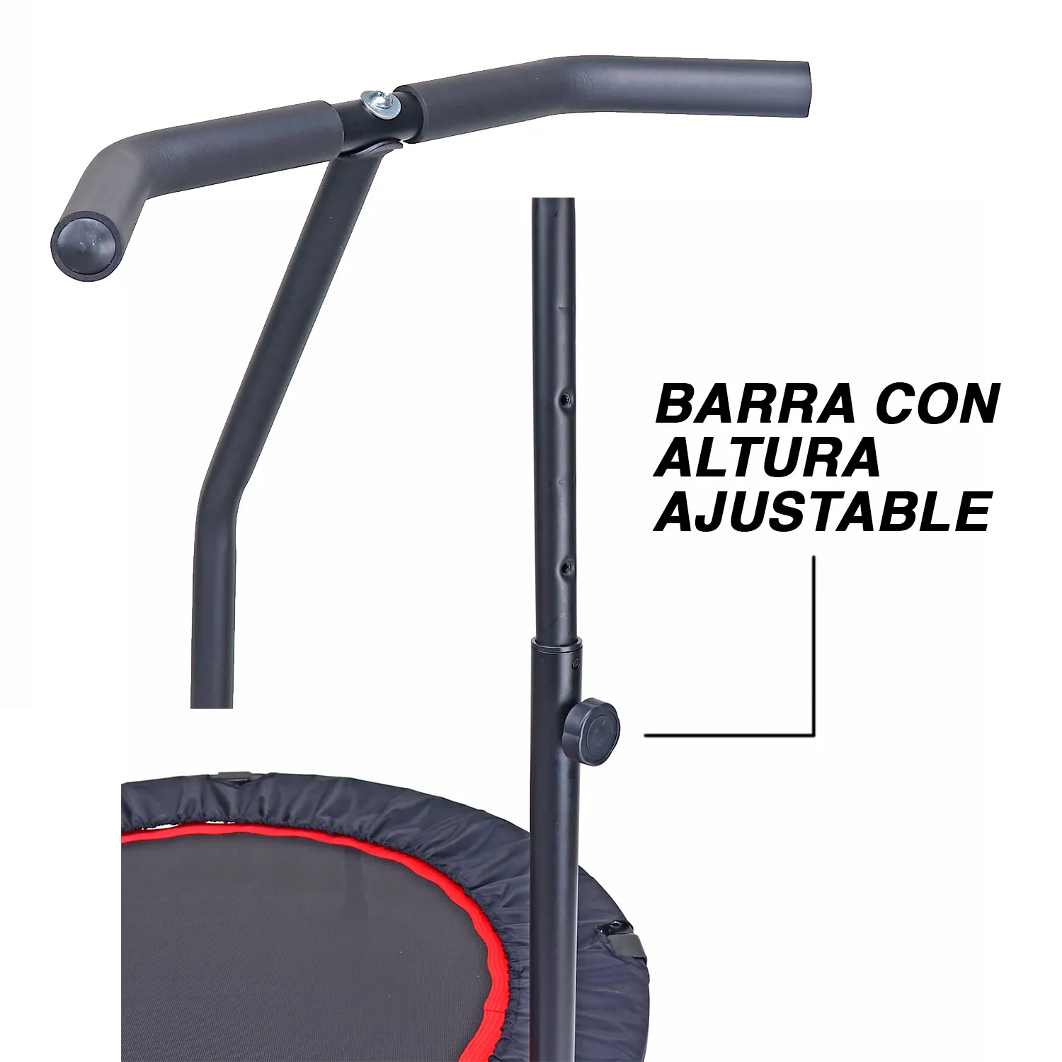 TRAMPOLÍN ATLETIS 1598550 1.02M CON BARRA PRO FITNESS - 4