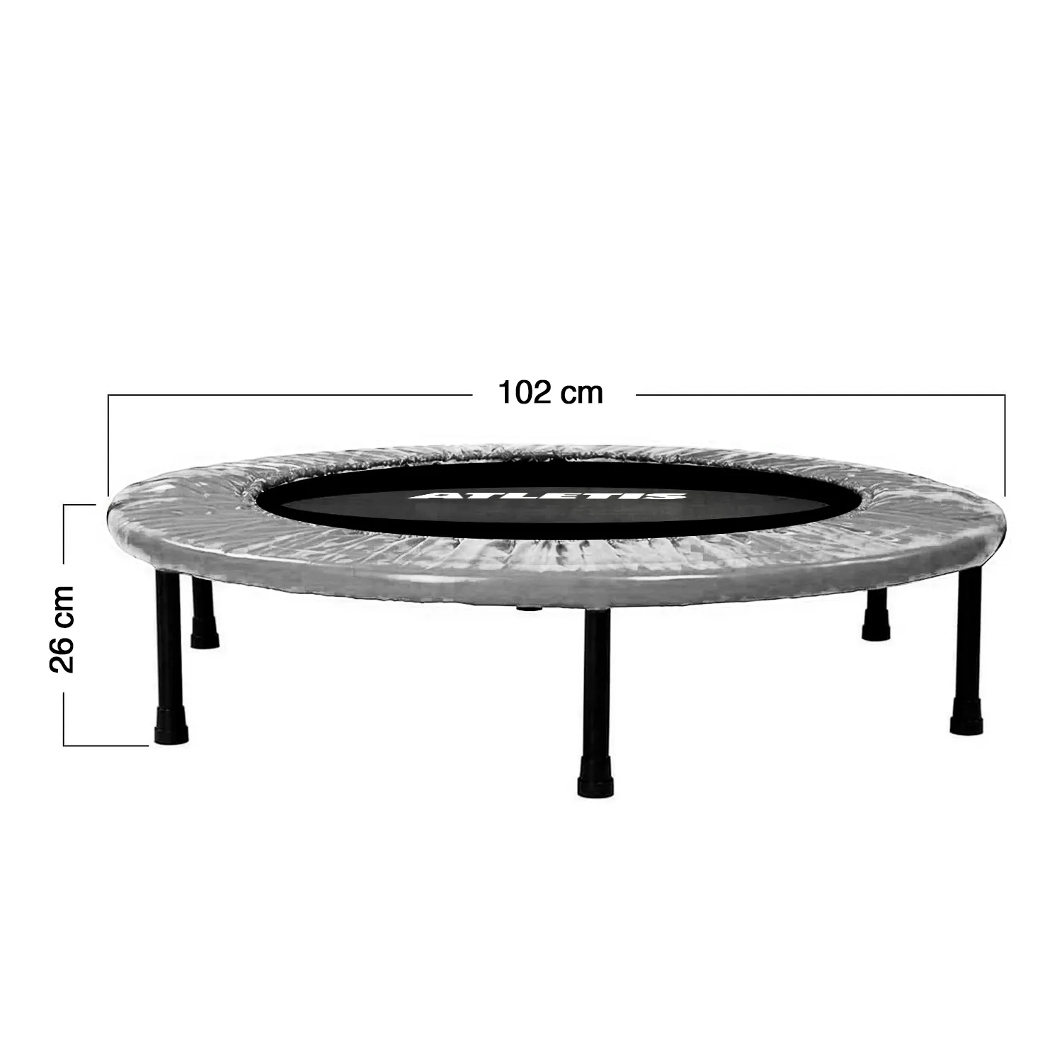 TRAMPOLÍN ATLETIS 1607650 1M PLEGABLE FIT - 3