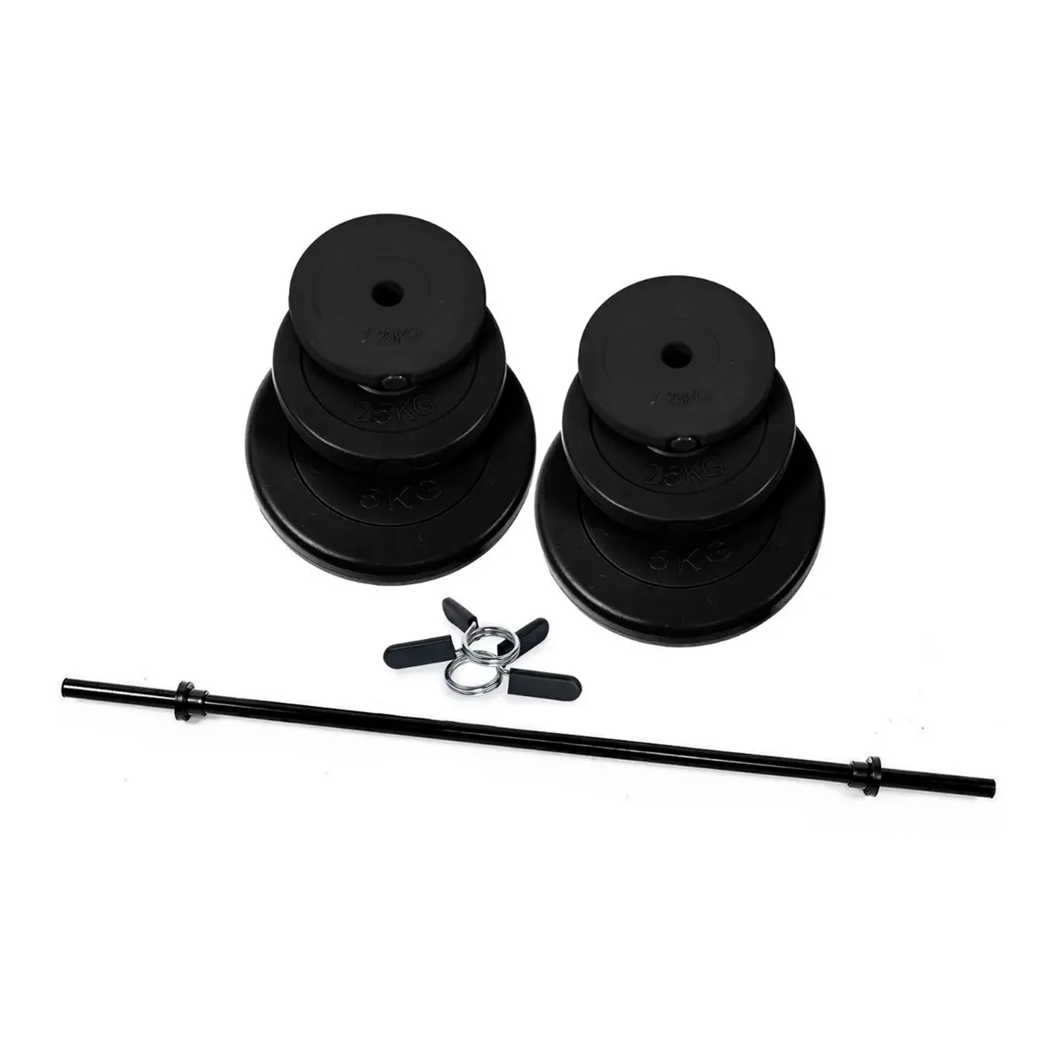 SET BARRA ATLETIS 57066 1.2 MTS + DISCOS CEMENTO 20 KG - 4