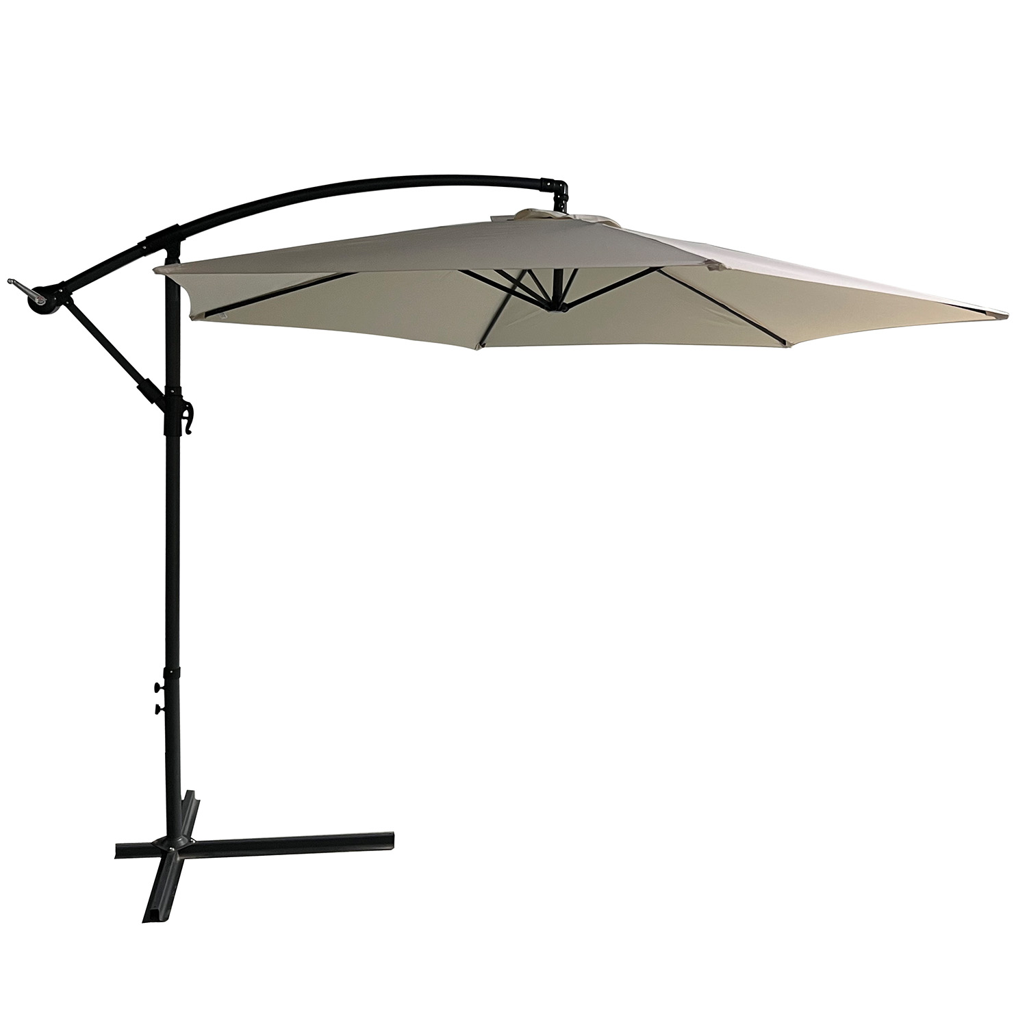 SOMBRILLA LATERAL DIÁMETRO 3 METROS BEIGE - 2