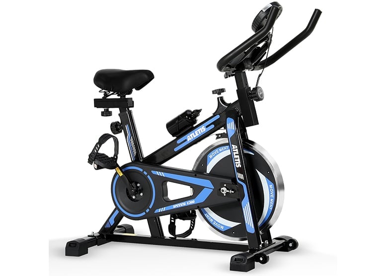 BICICLETA SPINNING K300 PRO CON VOLANTE INERCIA 6 KG AZUL - 1