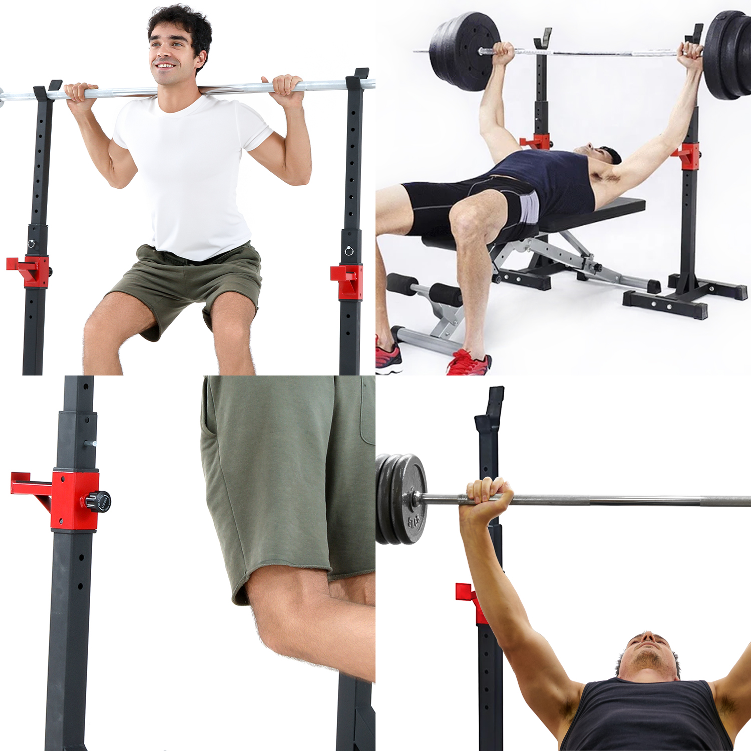 HOME GYM SQUAT RACK ATLETIS FORCE LINE 100 - 9